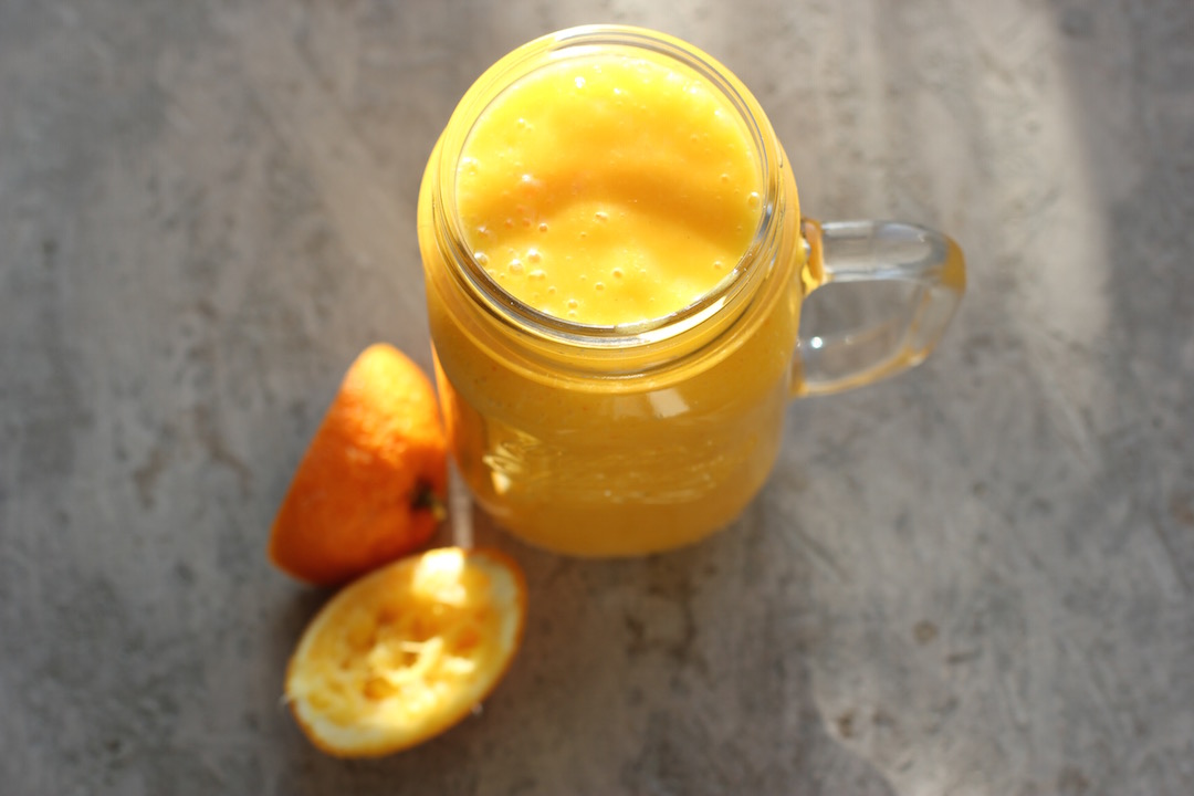 Mango kaki smoothie rezept